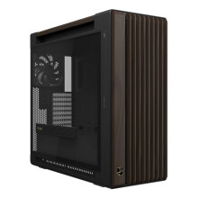ASUS ProArt PA602 Wood Edition Modern Black - Tempered Glass Panel Midi Tower Black Wood