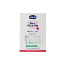Chicco Baby Moments Reisstärke für das Bad in Stäbchen – Beruhigend für empfindliche Haut und Rötungen – Geeignet ab der Geburt
