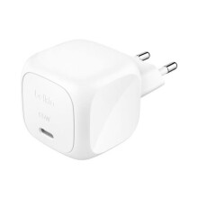 Cargador de pared - BELKIN - 65W USB-C - Power Delivery (PD) - PPS - Compacto blanco