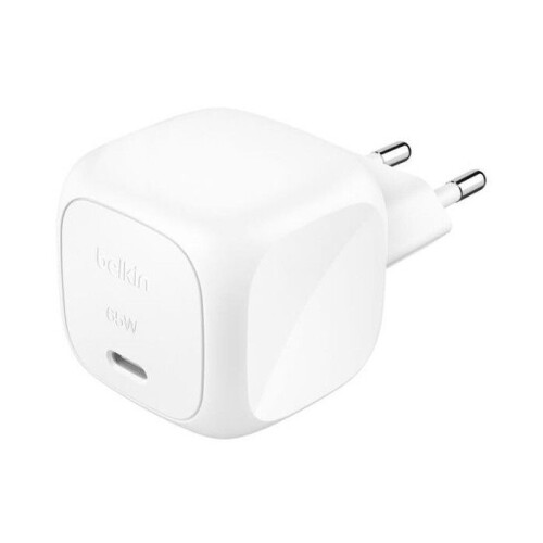 Belkin Cargador de pared - BELKIN - 65W USB-C - Power Delivery (PD) - PPS - Compacto blanco