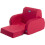 Babystuhl - CHICCO - Twist - Umwandelbar - Bequem - Rot 2