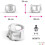 OKBABY - Flipper Evolution Badewannenring Grau 2