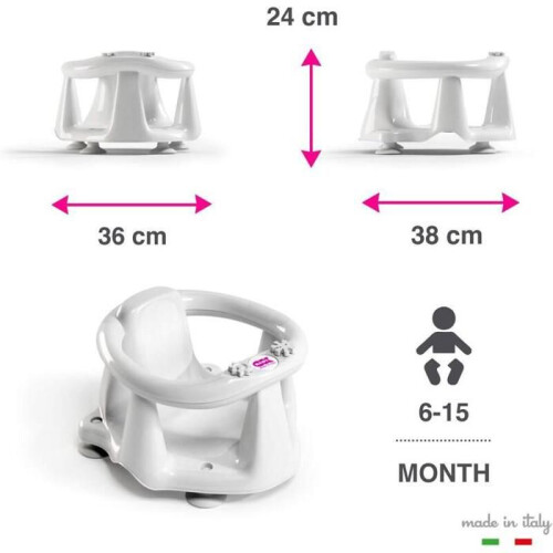OKBABY - Flipper Evolution Badewannenring Grau 1