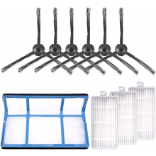 10 Accesorios de Repuesto para Aspiradoras Robot, Compatibles con ILIFE V5s Pro, V5s, V5, V3s y V3, Kit de Repuestos