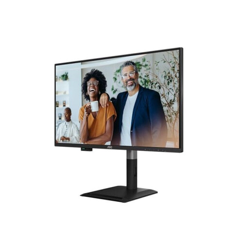 AOC Monitor AOC Q27P4CV 27 Polegadas IPS WQHD 2560x1440 120Hz USB-C 96W 4ms Adaptive Sync HDR Alto-falantes Preto 2