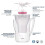 Carafe AQUAlizer Home Blauw Waterfilter met 1 magnesiumcartridge 2
