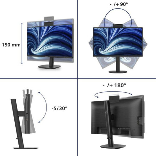 Philips PHILIPS 23,8p 1920x1080 120Hz IPS Flach H/A 150 MM SoftBlue Technologie 2