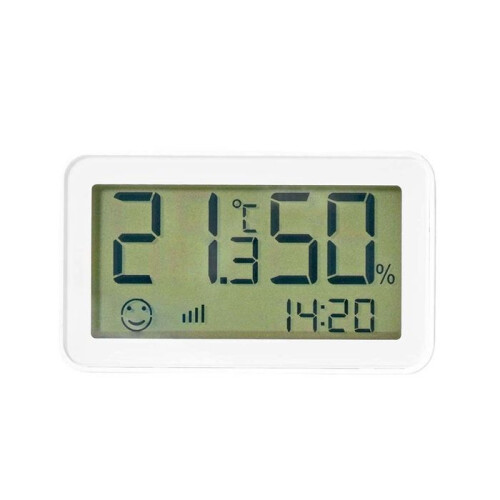 Sensor Climático Inteligente SmartLife Zigbee 3.0 con Pantalla LCD Nedis Blanca 1