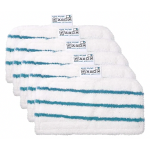 Set van 5 wasbare microvezelpads voor stoommop, compatibel met FSMH1321JMD, FSM1605, FSMH13151SM, FSM1616, FSM1630, FSMP2