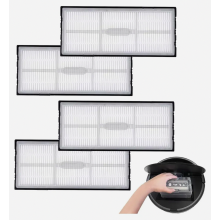 Set van 4 vervangende HEPA-filters voor Roborock S8/S8+/S8 Pro Ultra/S7/S7 MaxV/S7 MaxV Ultra/S7 Max Ultra/S7 Pro Ultra Robo