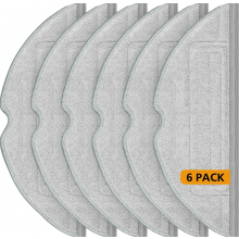 Set van 6 vervangende dweildoeken voor Roborock S8, S8 Plus, S7, S7 Plus, S7 MaxV, S7 MaxV Plus, S7 MaxV Ultra en S7 Pro Ultra.
