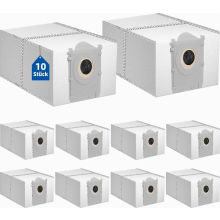 10-delige set stofzakken voor robotstofzuigers, 4 liter actieve koolstof, compatibel met DEEBOT X8 Pro Omni, X9 Pro Omni, T30C, T50 Pro
