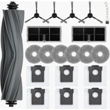 20-delige accessoire set voor robotstofzuigers: 1 hoofdborstel, 6 stofzakken, 6 dweilpads, 4 zijborstels, 2 filters