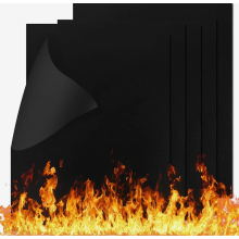 BBQ grillmatten, 5-pack antiaanbak PTFE grillmatten, PFOA-vrije herbruikbare siliconen bakmat voor gas- en houtskoolgrills.