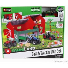Trator - BBURAGO - Terras agrícolas - Vermelho - 1 trator - Plástico