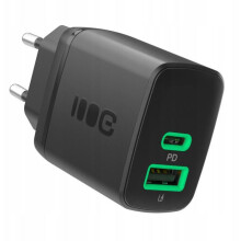 Caricatore da parete - GREEN CELL - PowerSource Duo30 (CHARB-GC-30AC-B) - 30 W - 1xUSB-C + 1xUSB-A - PD 3.0 / QC 4.0+