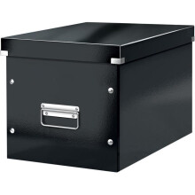 Scatola di immagazzinaggio LEITZ Click & Store Cube - L - Nero
