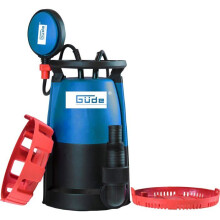 Pompe submersible combinée 3 en 1 - GÜDE - GS 751 - Bleu/Noir - Eau claire & eau sale - Polyvalente