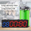 Workout Clock with Battery, Portable Mini Gym Timer with Built-in Magnet Gym, Programmable Countdow 3
