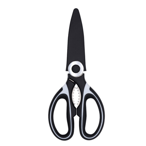 Panda Design Kitchen Shears with Sheath - Multi-Tool Stainless Steel Scissors (Bottle Opener, Nut Cracker, Herb Cutter) 1
