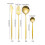 24pcs Stainless Steel Dinnerware Set Kitchen Cutlery Set Knife Fork Spoon Flatware Tableware Minimalist Silverware 5
