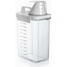luftdichte Waschmittelspender 2300 ml mit Messbecher, Aufbewahrungsbehälter für Waschpulver und Waschmittel,