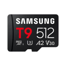 Cartão de memória - memória flash Samsung - MB-MH512T/WW - Micro SD T9 512GB