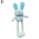 Blue pull-ear rabbit (D) $ pull-out rabbit cute pull-out rabbit doll plush toy rabbit year mascot 1