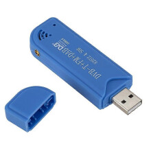 Clé TV portable USB 2.0 SDR+DAB+FM RTL2832U+R820T2 DVB-T prenant en charge la Full HD 1080p
