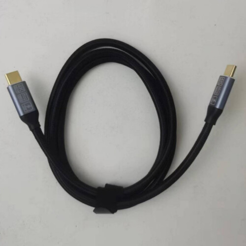 2M USB-C 3.2 Gen 2x2 Cable 100W PD Fast Charge & 20Gbps Data - Universal Compatible With iPhone 15/Pro/Samsung EU Plug 2