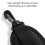 Backpack Straps Adjustable Padded Shoulder Straps For Backpack Dry Bag(1pcs, Black) 4
