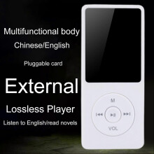 MP4-speler met 16 GB SD-kaart, lossless muziekweergave, ingebouwde luidspreker, spraakrecorder en hoogwaardige geluidsweergav