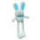 Blue pull-ear rabbit (D) $ pull-out rabbit cute pull-out rabbit doll plush toy rabbit year mascot 4