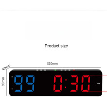 Trainingsuhr mit Batterie, tragbarer Mini-Fitnessstudio-Timer mit integriertem Magneten, programmierbarer Countdown