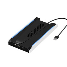 Supporto di raffreddamento RGB 2025 per PS5 Slim/Pro: dock universale con base a LED e flusso d'aria migliorato - Compatibile