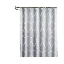Douchegordijn 120x180 cm, waterdicht, wasbaar, schimmelwerend polyester, grijs
