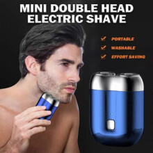 New Upgrade Model Mini Dual-Head Electric Shaver, Unisex Mini Portable Electric Shaver