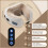 Μαξιλάρι μασάζ αυχένα με αφρό μνήμης και θερμότητα - σε σχήμα U για υπο 2