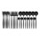 24pcs Stainless Steel Dinnerware Set Kitchen Cutlery Set Knife Fork Spoon Flatware Tableware Minimalist Silverware 1