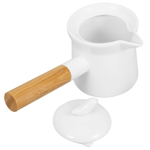 Practical Ceramic Milk Heater, Comfortable Grip, Suitable for Various Recipes