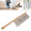 2 Pcs Gentle Bee Brushing Dual-Row Bristle Bee Brush with Solid Wood Handle - Beekeeping Tool for Safe Hive Handling 1