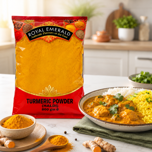 Royal Emerald Turmeric Powder Haldi 800g 2