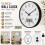 29cm Round Quartz Wall Clock Silent Sweep Home 1