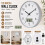 12in Wall Clock Silent Quartz Round Sweep Movement 1