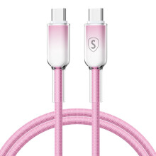 Cable USB-C a USB-C de la serie Sign Dynamic, 60 W, 1 m, rosa
