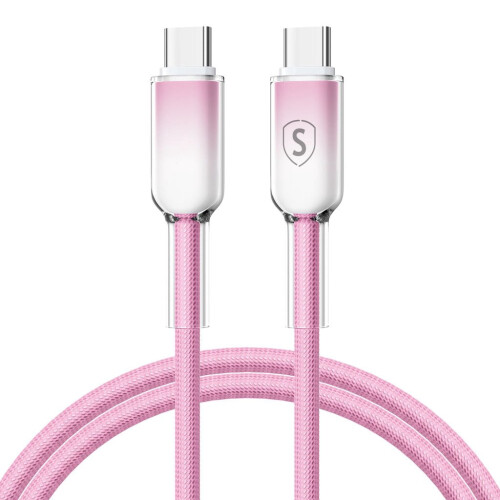 Cable USB-C a USB-C de la serie Sign Dynamic, 60 W, 1 m, rosa
