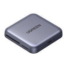 Lector de tarjetas de memoria 3 en 1 Ugreen CM898 - USB-C / Magsafe / SD y TF - Negro