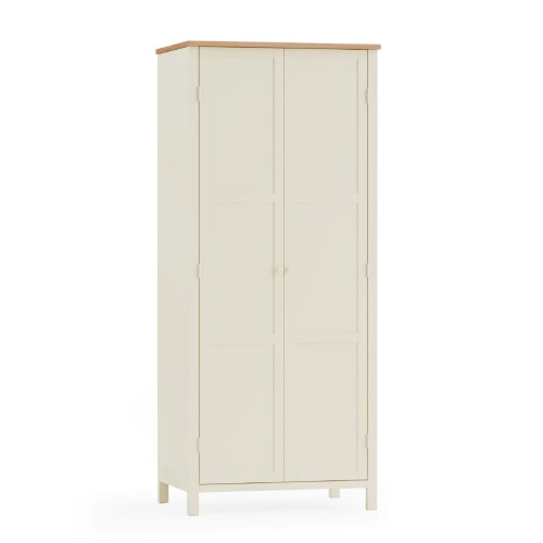 Coxmoor Wardrobe - Ivory and Oak 1