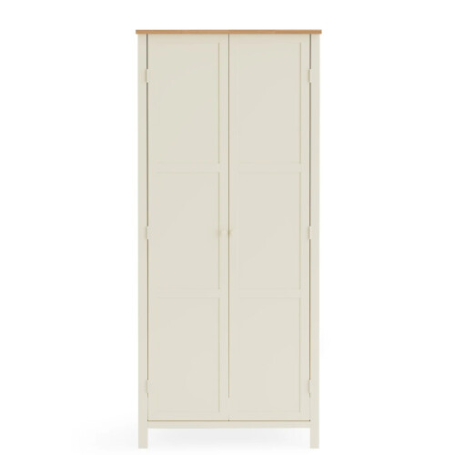 Coxmoor Wardrobe - Ivory and Oak 2