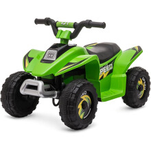 Straame Electric Quad Bike, 6V Kids Ride-On ATV with Back Trailer - Green